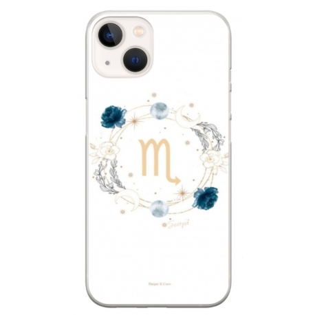 Husa personalizata tip carcasa HQPrint pentru Apple iPhone 15, model Zodiac Circle, multicolor, S1D1M0349