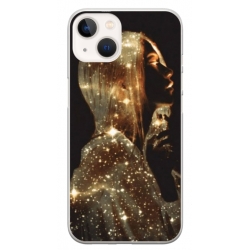 Husa personalizata tip carcasa HQPrint pentru Apple iPhone 15, model Golden Girl, multicolor, S1D1M0350