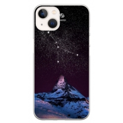 Husa personalizata tip carcasa HQPrint pentru Apple iPhone 15, model Cancer Sky, multicolor, S1D1M0356