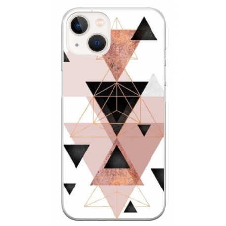 Husa personalizata tip carcasa HQPrint pentru Apple iPhone 15, model Abstract 5, multicolor, S1D1M0368