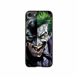 Husa personalizata tip carcasa HQPrint pentru Apple iPhone SE2, model Batman VS Joker, multicolor, S1D1M0012