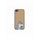 Husa personalizata tip carcasa HQPrint pentru Apple iPhone SE2, model Tired Bunny, multicolor, S1D1M0027