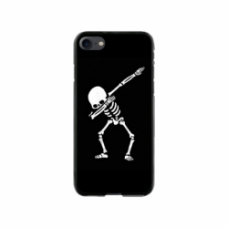 Husa personalizata tip carcasa HQPrint pentru Apple iPhone SE2, model Dab Skeleton, multicolor, S1D1M0034