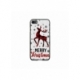 Husa personalizata tip carcasa HQPrint pentru Apple iPhone SE2, model Merry Christmas Reindeer 1, multicolor, S1D1M0049