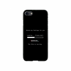 Husa personalizata tip carcasa HQPrint pentru Apple iPhone SE2, model Delete Feelings, multicolor, S1D1M0069