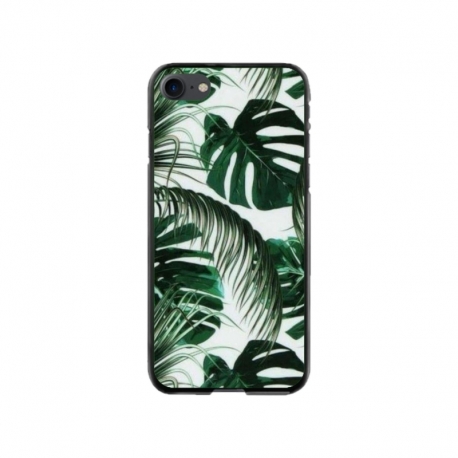 Husa personalizata tip carcasa HQPrint pentru Apple iPhone SE2, model Leaf Design 3, multicolor, S1D1M0088