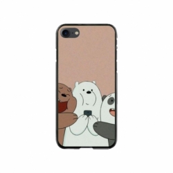 Husa personalizata tip carcasa HQPrint pentru Apple iPhone SE2, model Bears 2, multicolor, S1D1M0089