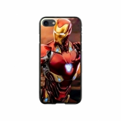 Husa personalizata tip carcasa HQPrint pentru Apple iPhone SE2, model Iron Man 1, multicolor, S1D1M0102