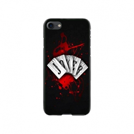 Husa personalizata tip carcasa HQPrint pentru Apple iPhone SE2, model Joker 1, multicolor, S1D1M0106