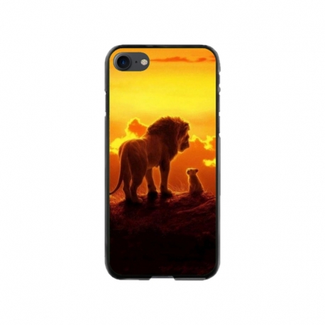 Husa personalizata tip carcasa HQPrint pentru Apple iPhone SE2, model Lion King 1, multicolor, S1D1M0119