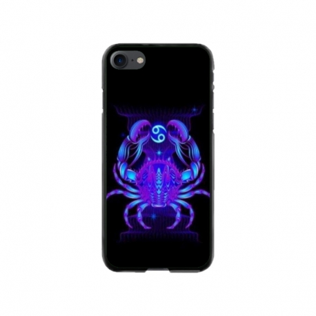 Husa personalizata tip carcasa HQPrint pentru Apple iPhone SE2, model Cancer, multicolor, S1D1M0147