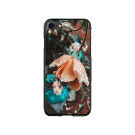 Husa personalizata tip carcasa HQPrint pentru Apple iPhone SE2, model Flowers 10, multicolor, S1D1M0149
