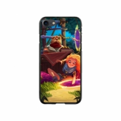 Husa personalizata tip carcasa HQPrint pentru Apple iPhone SE2, model Tangled, multicolor, S1D1M0150
