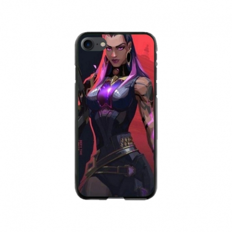 Husa personalizata tip carcasa HQPrint pentru Apple iPhone SE2, model Valorant, multicolor, S1D1M0157