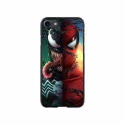 Husa personalizata tip carcasa HQPrint pentru Apple iPhone SE2, model Spiderman 5, multicolor, S1D1M0171