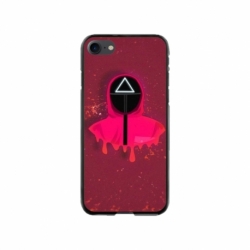 Husa personalizata tip carcasa HQPrint pentru Apple iPhone SE2, model Squid Game 6, multicolor, S1D1M0178
