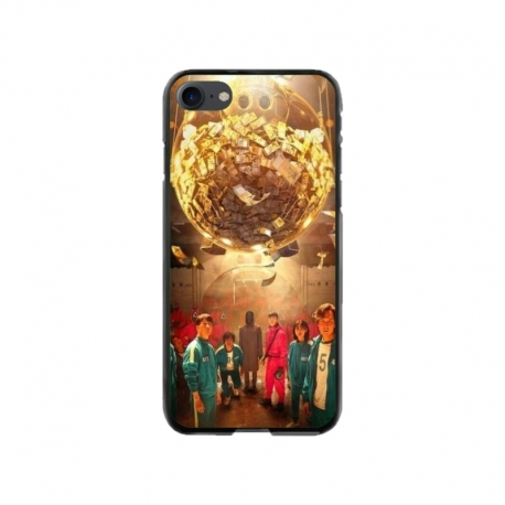 Husa personalizata tip carcasa HQPrint pentru Apple iPhone SE2, model Squid Game 11, multicolor, S1D1M0183