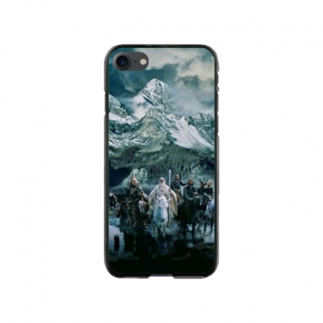 Husa personalizata tip carcasa HQPrint pentru Apple iPhone SE2, model Lord of the Rings 1, multicolor, S1D1M0189