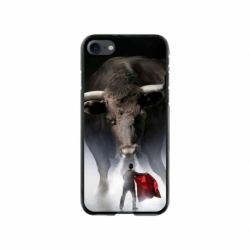 Husa personalizata tip carcasa HQPrint pentru Apple iPhone SE2, model Bull, multicolor, S1D1M0205