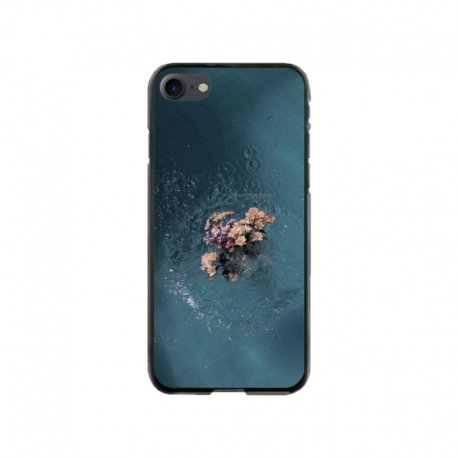 Husa personalizata tip carcasa HQPrint pentru Apple iPhone SE2, model Flowers 15, multicolor, S1D1M0215