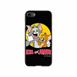 Husa personalizata tip carcasa HQPrint pentru Apple iPhone SE2, model Tom and Jerry 4, multicolor, S1D1M0226