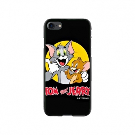 Husa personalizata tip carcasa HQPrint pentru Apple iPhone SE2, model Tom and Jerry 4, multicolor, S1D1M0226