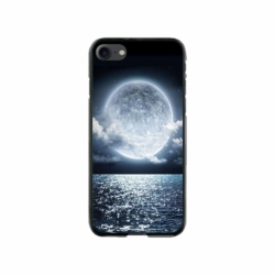Husa personalizata tip carcasa HQPrint pentru Apple iPhone SE2, model Moon Sky, multicolor, S1D1M0228
