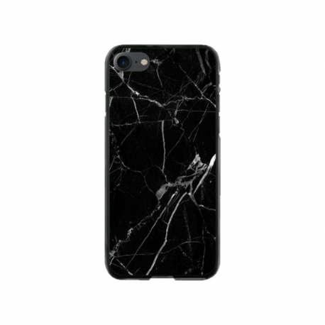 Husa personalizata tip carcasa HQPrint pentru Apple iPhone SE2, model Black Marble, multicolor, S1D1M0229