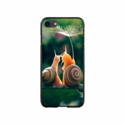 Husa personalizata tip carcasa HQPrint pentru Apple iPhone SE2, model Snail, multicolor, S1D1M0231