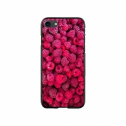 Husa personalizata tip carcasa HQPrint pentru Apple iPhone SE2, model Zmeura, multicolor, S1D1M0234