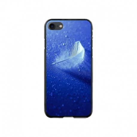 Husa personalizata tip carcasa HQPrint pentru Apple iPhone SE2, model Pana, multicolor, S1D1M0236