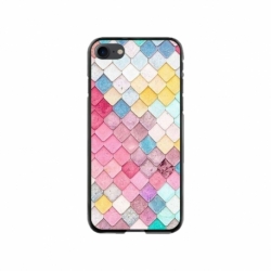 Husa personalizata tip carcasa HQPrint pentru Apple iPhone SE2, model Color Scales, multicolor, S1D1M0258