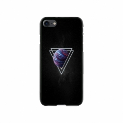 Husa personalizata tip carcasa HQPrint pentru Apple iPhone SE2, model Triangle Planet, multicolor, S1D1M0278