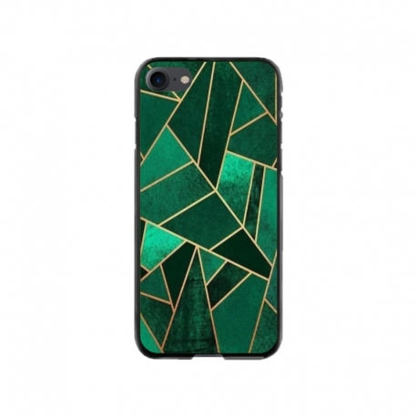 Husa personalizata tip carcasa HQPrint pentru Apple iPhone SE2, model Emerald, multicolor, S1D1M0287