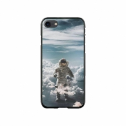 Husa personalizata tip carcasa HQPrint pentru Apple iPhone SE2, model Astronaut in the Clouds, multicolor, S1D1M0290