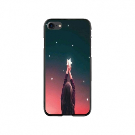 Husa personalizata tip carcasa HQPrint pentru Apple iPhone SE2, model Star stealing, multicolor, S1D1M0292