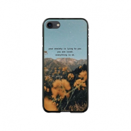 Husa personalizata tip carcasa HQPrint pentru Apple iPhone SE2, model Quote 1, multicolor, S1D1M0306