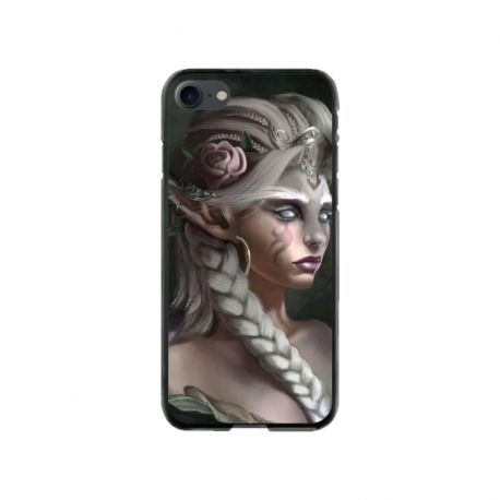 Husa personalizata tip carcasa HQPrint pentru Apple iPhone SE2, model Alien Queen, multicolor, S1D1M0308