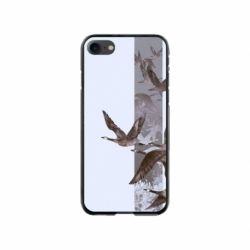 Husa personalizata tip carcasa HQPrint pentru Apple iPhone SE2, model Birds, multicolor, S1D1M0314