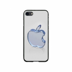 Husa personalizata tip carcasa HQPrint pentru Apple iPhone SE2, model Apple Logo, multicolor, S1D1M0323