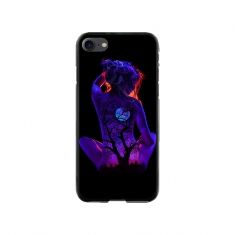 Husa personalizata tip carcasa HQPrint pentru Apple iPhone SE2, model Colorful 8, multicolor, S1D1M0329