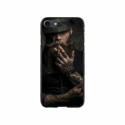 Husa personalizata tip carcasa HQPrint pentru Apple iPhone SE2, model Beard Man, multicolor, S1D1M0355
