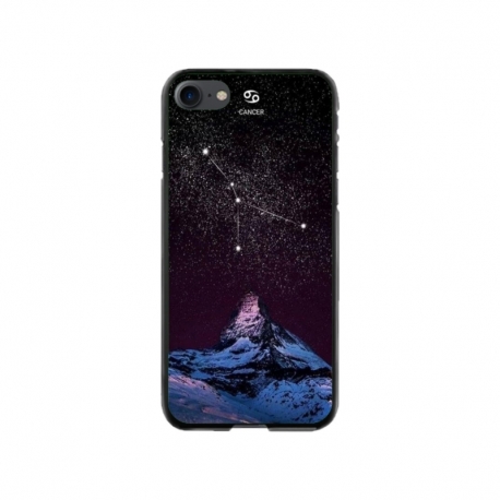 Husa personalizata tip carcasa HQPrint pentru Apple iPhone SE2, model Cancer Sky, multicolor, S1D1M0356