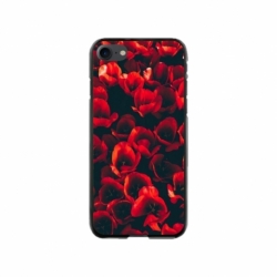 Husa personalizata tip carcasa HQPrint pentru Apple iPhone SE2, model Flowers 24, multicolor, S1D1M0386