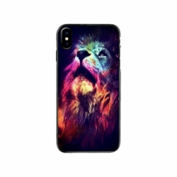 Husa personalizata tip carcasa HQPrint pentru Apple iPhone X, model Celestial Lion, multicolor, S1D1M0002