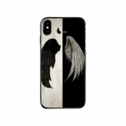 Husa personalizata tip carcasa HQPrint pentru Apple iPhone X, model Angel Wings, multicolor, S1D1M0004