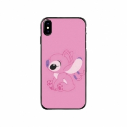 Husa personalizata tip carcasa HQPrint pentru Apple iPhone X, model Pink Stitch, multicolor, S1D1M0005