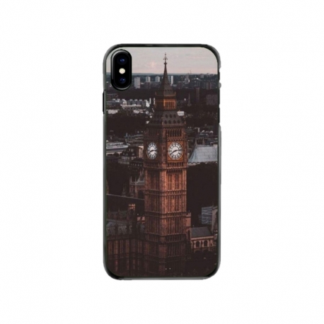 Husa personalizata tip carcasa HQPrint pentru Apple iPhone X, model Big Ben 2, multicolor, S1D1M0014