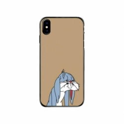 Husa personalizata tip carcasa HQPrint pentru Apple iPhone X, model Tired Bunny, multicolor, S1D1M0027