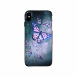 Husa personalizata tip carcasa HQPrint pentru Apple iPhone X, model Butterfly 1, multicolor, S1D1M0028